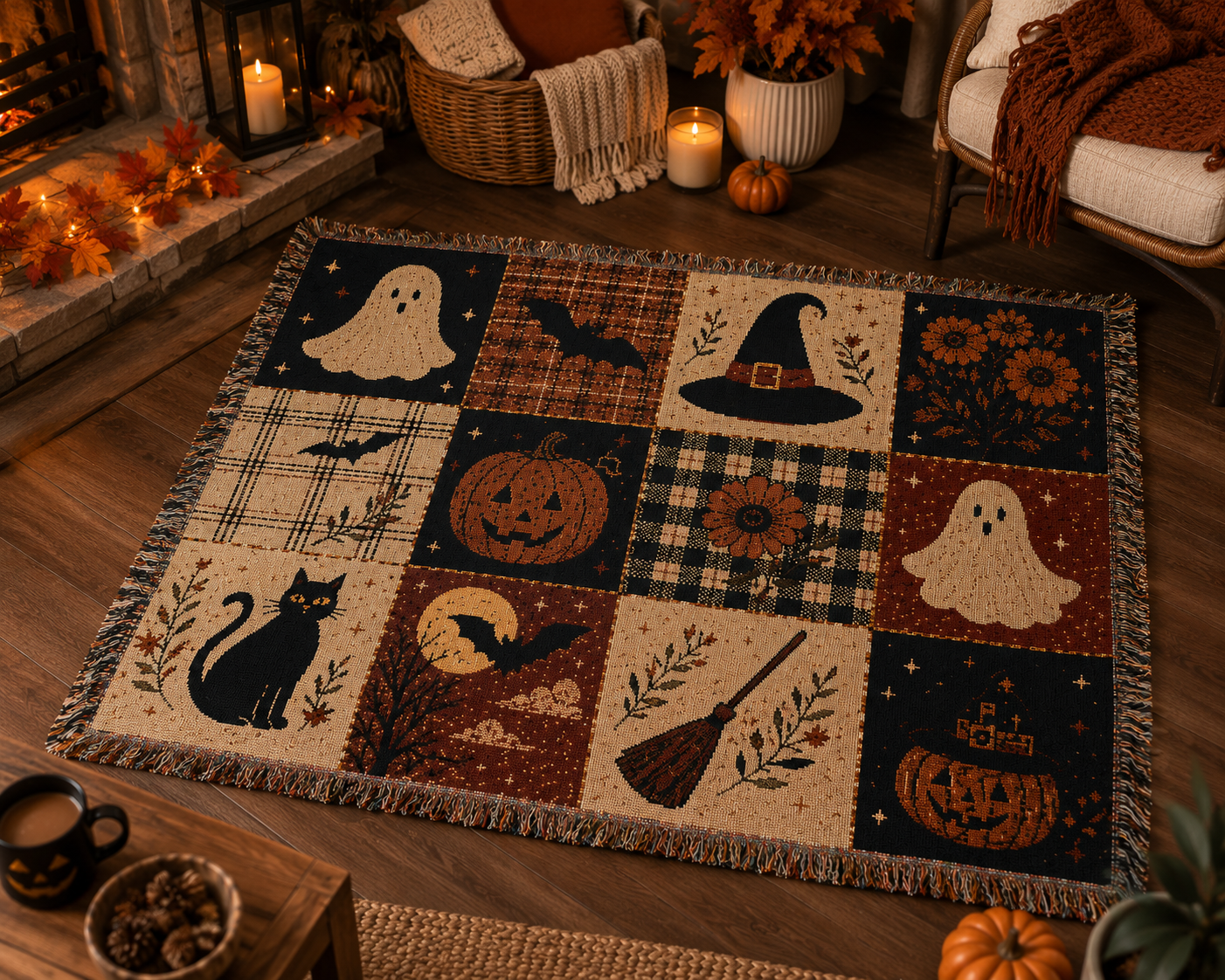 The Freakin Bats Woven Throw
